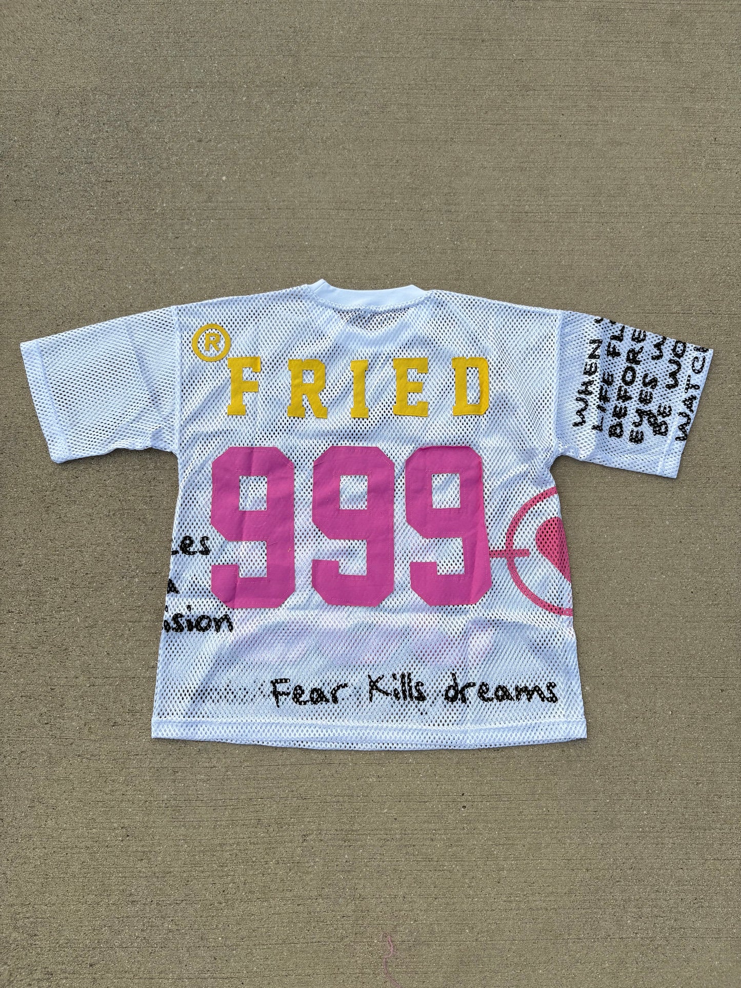 White “Fried” Jersey